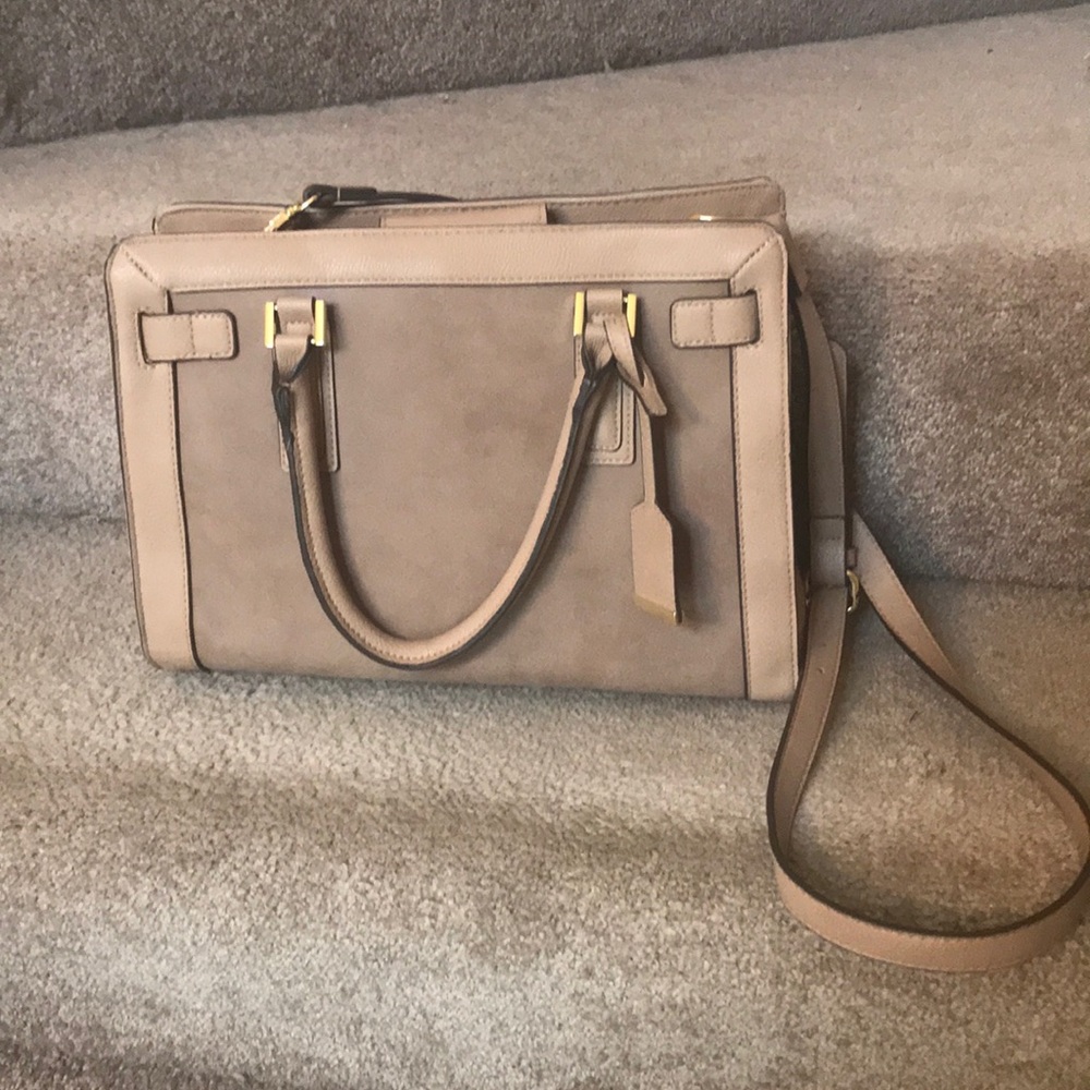 New handbag - taupe